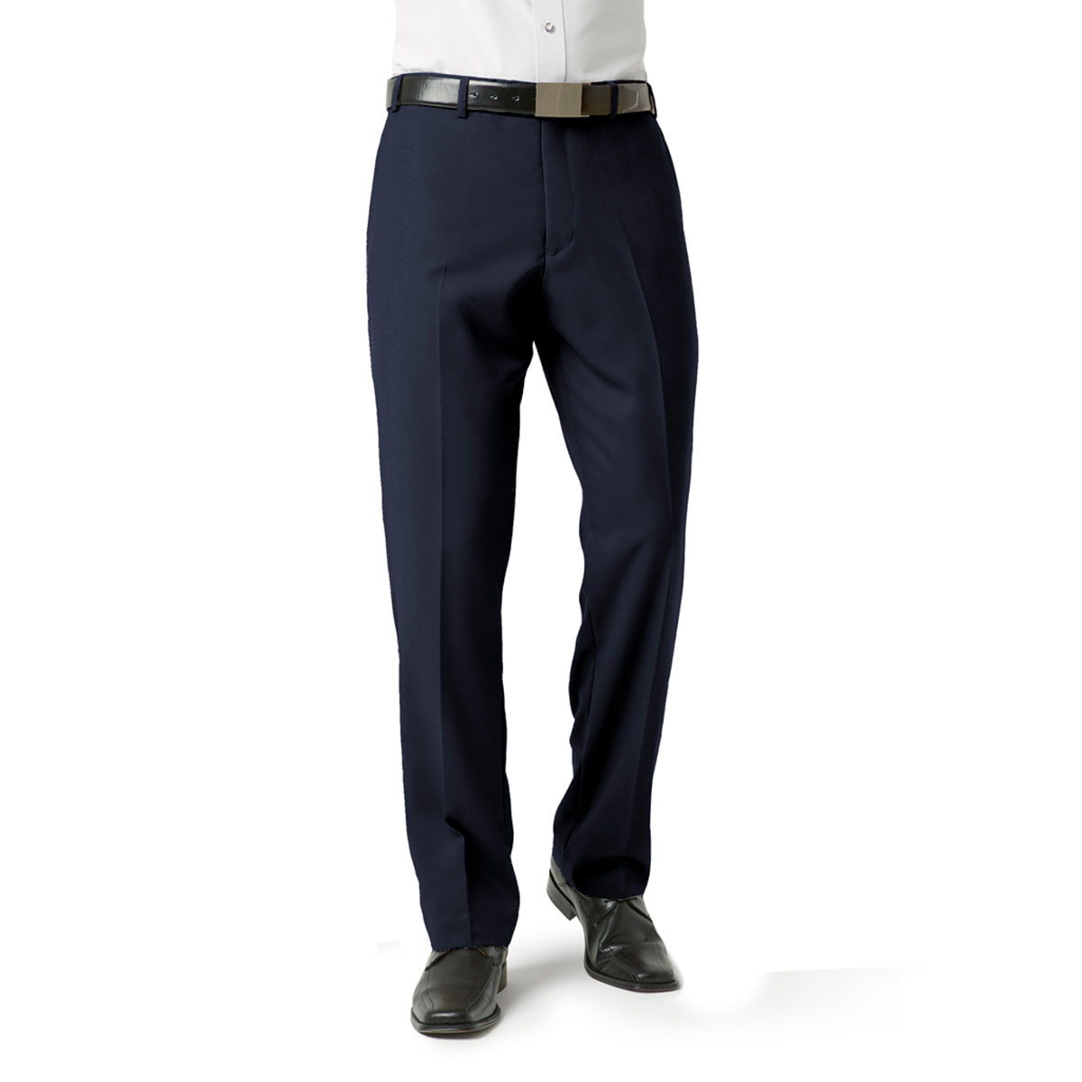 Mens Classic Flat Front Pants | Office Pants for Men