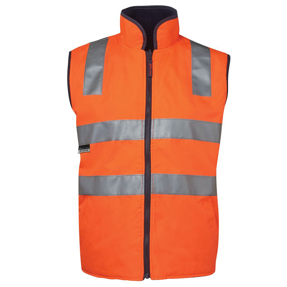 Hi Vis Reversible Vest | Waterproof | Safety Branded Wear